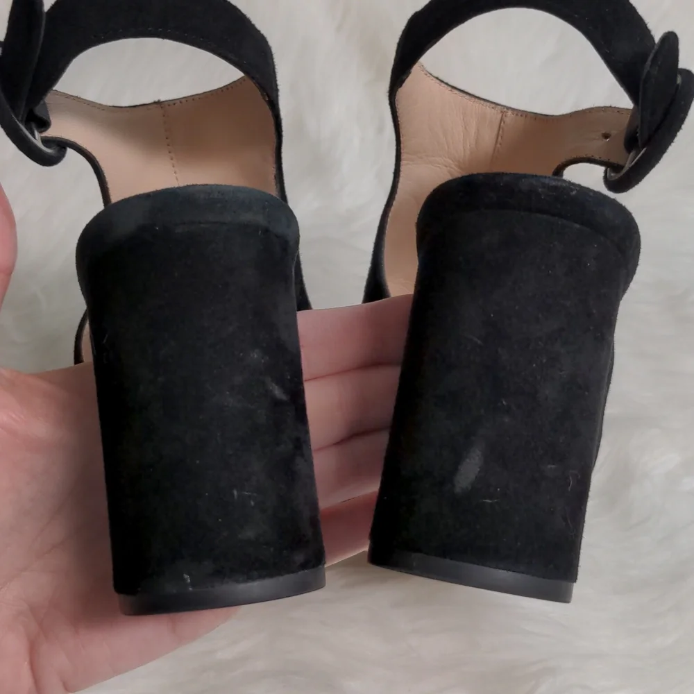 🛑SOLD! Sacha London Pepa Block Heel Platforms Sandals - Picture 3 of 9